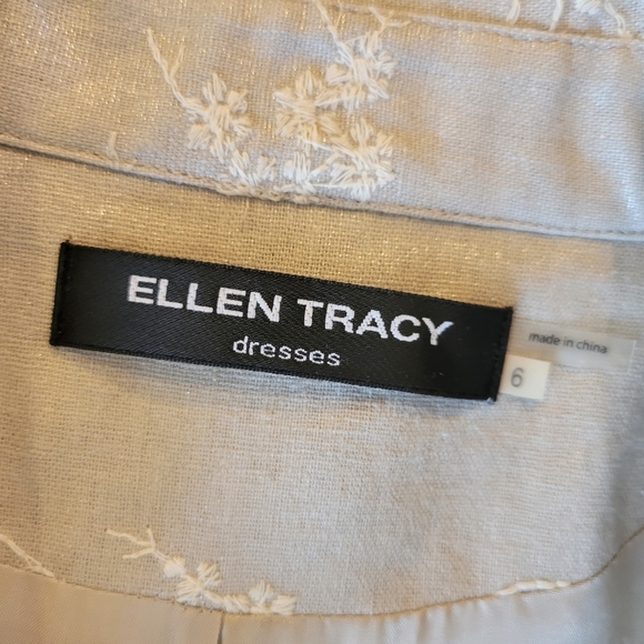 Ellen Tracy Dress w/ Belt - size 6 - Picture 5 of 15